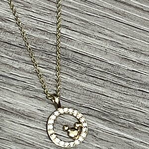 Gold Mickey Mouse Necklace